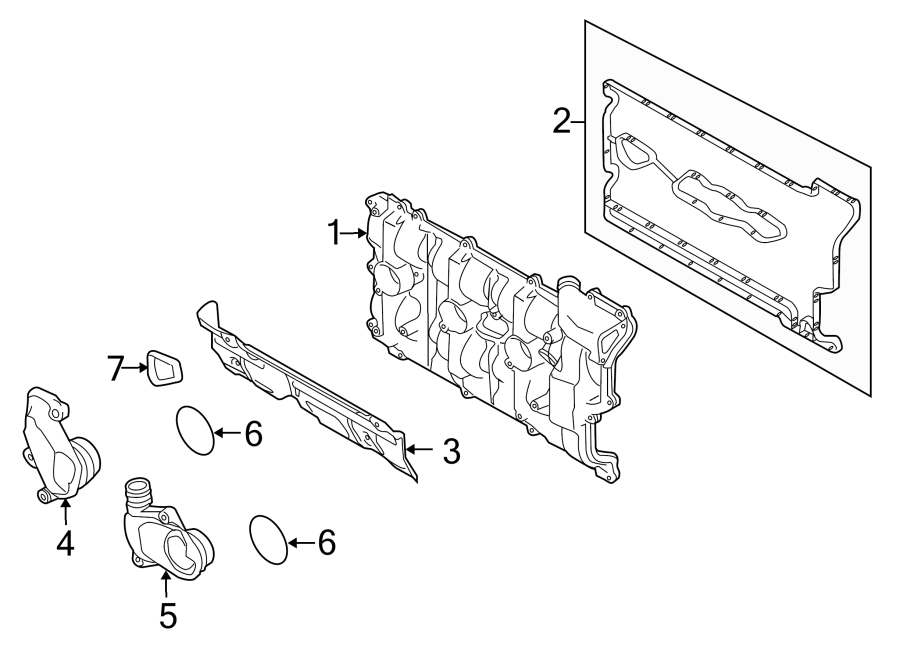 Diagram VALVE & TIMING COVERS. for your 2016 Porsche Cayenne   