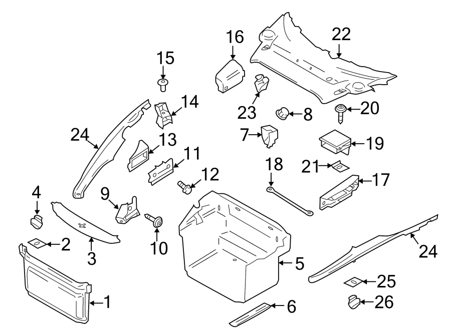 8Front structural components. Interior trim.https://images.simplepart.com/images/parts/motor/fullsize/6937060.png