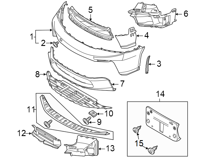 2Front bumper. Bumper & components.https://images.simplepart.com/images/parts/motor/fullsize/6938028.png