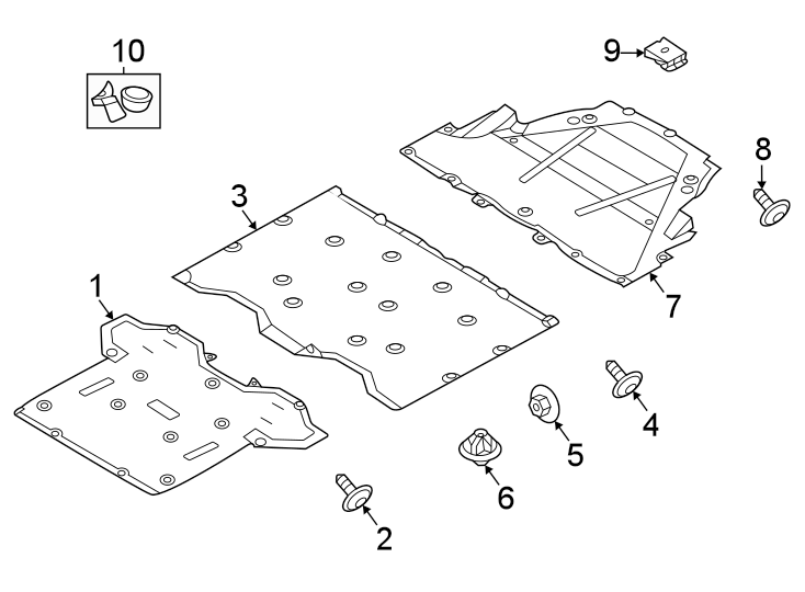 10Front structural components. Splash shields.https://images.simplepart.com/images/parts/motor/fullsize/6938090.png