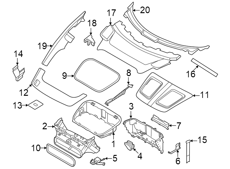 15Trunk. 4. 0L. GT3 rs. Lower. Rear. Upper.https://images.simplepart.com/images/parts/motor/fullsize/6938099.png