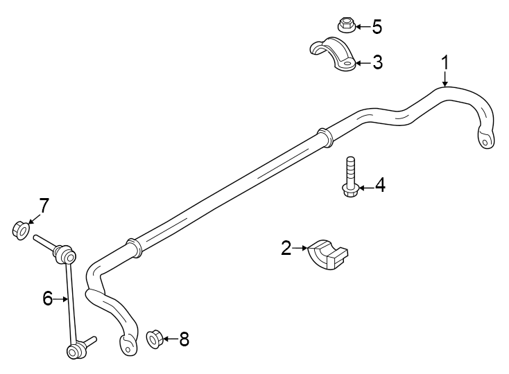 Diagram Front suspension. Stabilizer bar & components. for your 2014 Porsche Cayenne  Turbo Sport Utility 