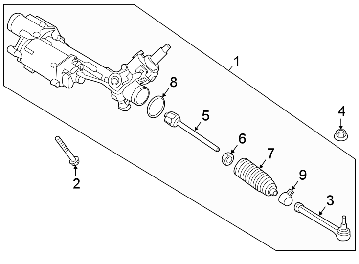 Diagram Steering gear & linkage. for your 2016 Porsche 911  Carrera Black Edition Convertible 