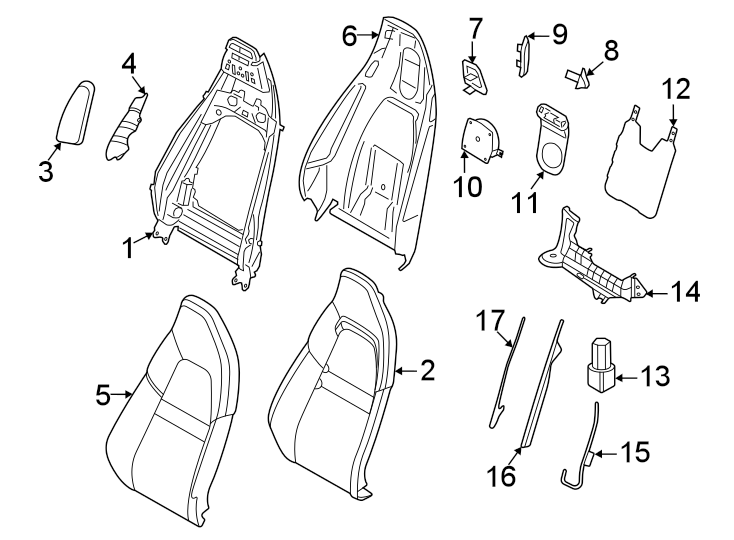 15Seats & tracks. Front seat components.https://images.simplepart.com/images/parts/motor/fullsize/6938397.png