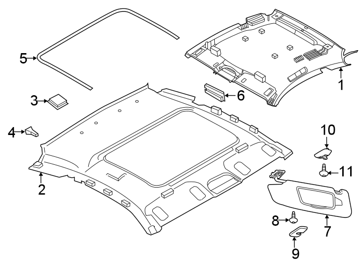 Interior trim.