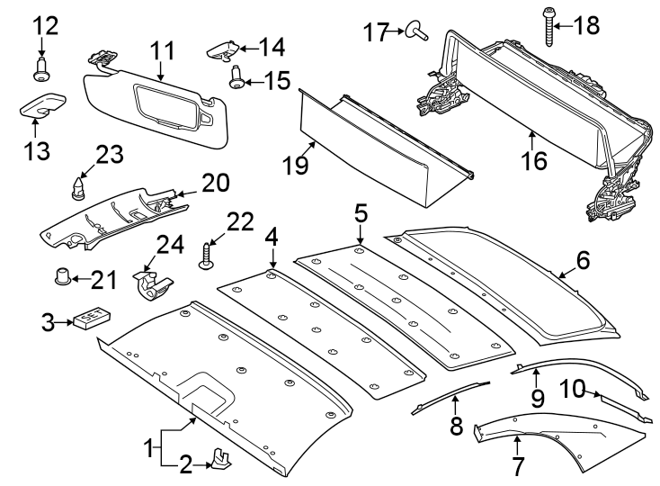 1Roof. Interior trim.https://images.simplepart.com/images/parts/motor/fullsize/6938443.png