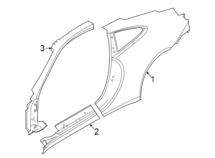 3Pillars. Rocker & floor. Side panel.https://images.simplepart.com/images/parts/motor/fullsize/6938474.png