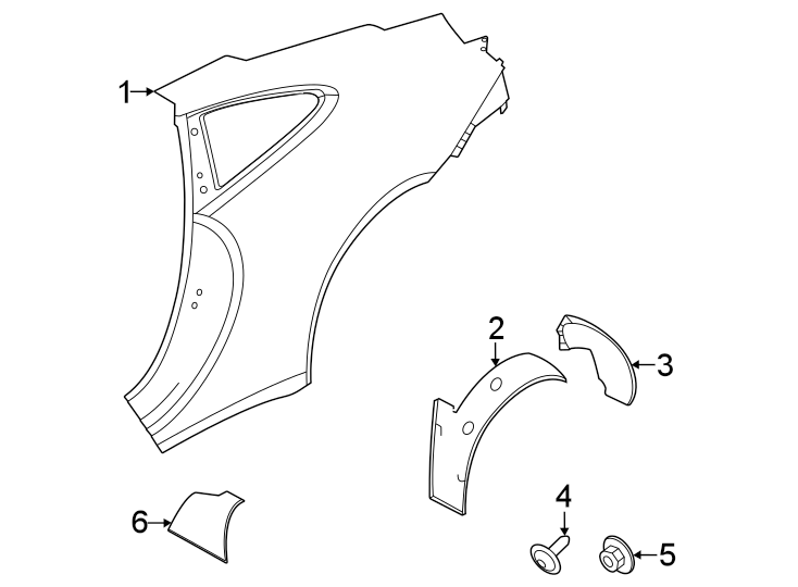 6Rear lamps. Quarter panel & components.https://images.simplepart.com/images/parts/motor/fullsize/6938566.png