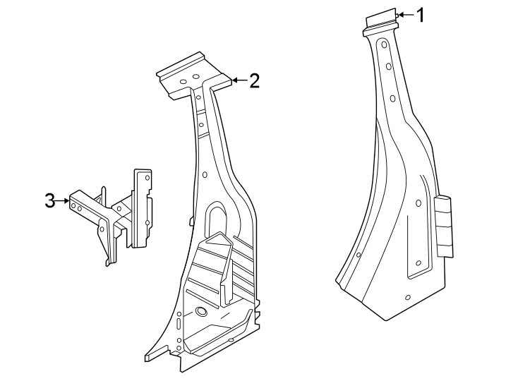 3Pillars. Rocker & floor. Lock pillar.https://images.simplepart.com/images/parts/motor/fullsize/6938573.png