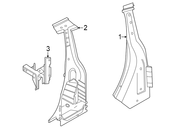 3Pillars. Rocker & floor. Lock pillar.https://images.simplepart.com/images/parts/motor/fullsize/6938574.png