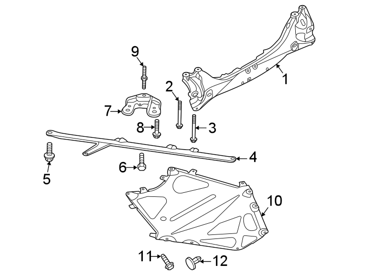 Diagram Rear suspension. Suspension mounting. for your 2014 Porsche Cayenne   