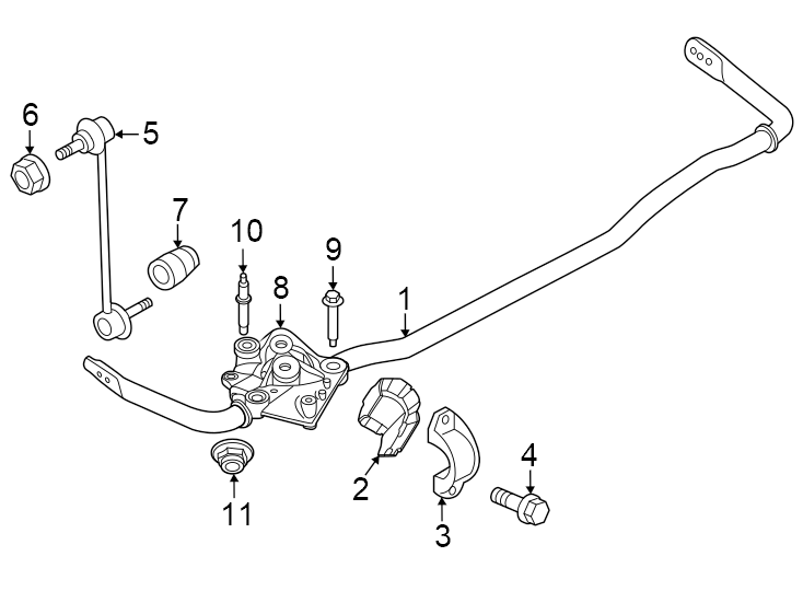 7Rear suspension. Stabilizer bar & components.https://images.simplepart.com/images/parts/motor/fullsize/6938651.png