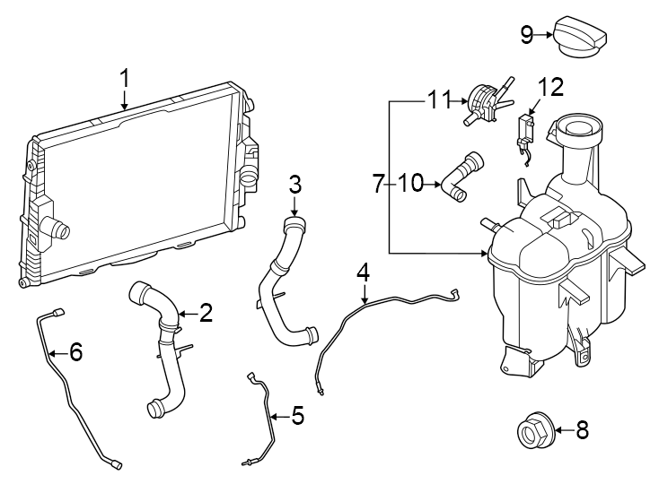 7Radiator & components.https://images.simplepart.com/images/parts/motor/fullsize/6938755.png