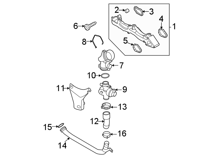 Diagram Hoses & lines. for your 2003 Porsche Cayenne   