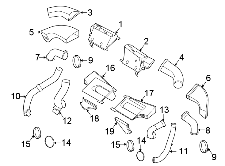 Diagram Intercooler. for your 2016 Porsche Panamera   