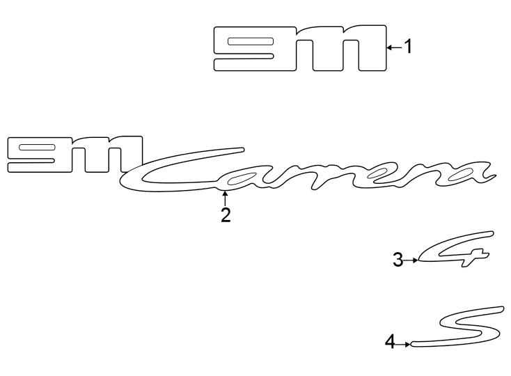 Diagram Rear bumper. Exterior trim. for your 2011 Porsche Cayenne   