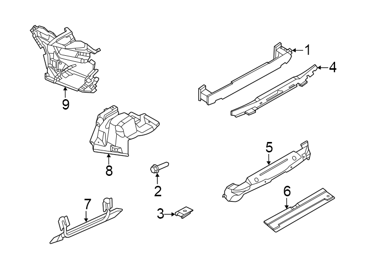 Diagram Rear bumper. Bumper & components. for your 2017 Porsche Cayenne   