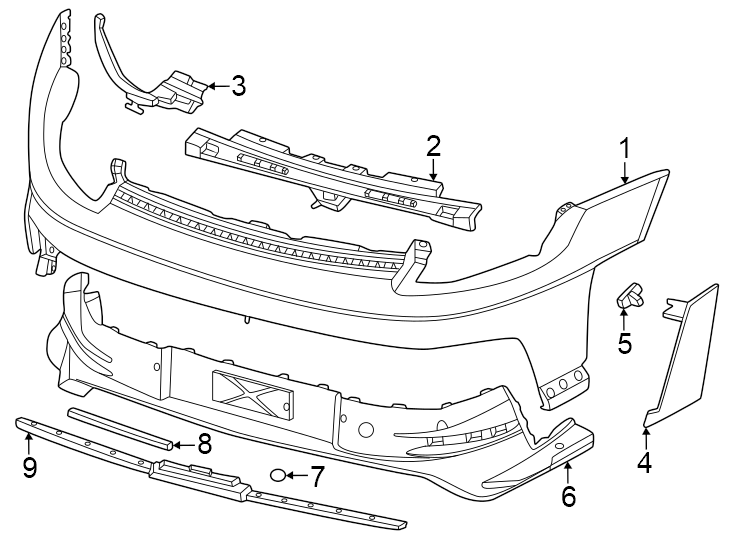 5Rear bumper. Bumper & components.https://images.simplepart.com/images/parts/motor/fullsize/6938940.png