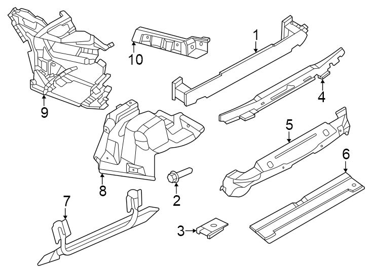 Diagram Rear bumper. Bumper & components. for your 2017 Porsche Cayenne   