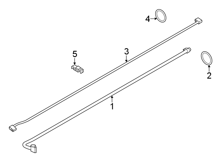 Diagram Air conditioner & heater. Rear ac lines. for your 2010 Porsche Cayenne 3.6L V6 A/T Base Sport Utility 