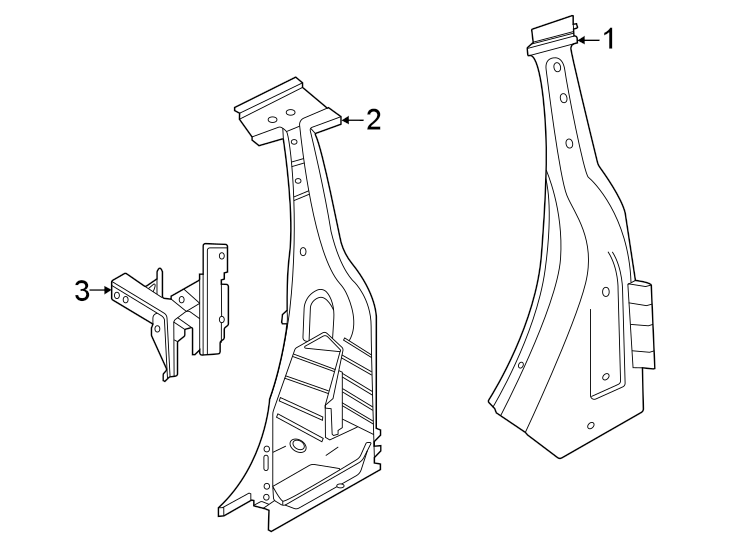 3Pillars. Rocker & floor. Lock pillar.https://images.simplepart.com/images/parts/motor/fullsize/6939573.png