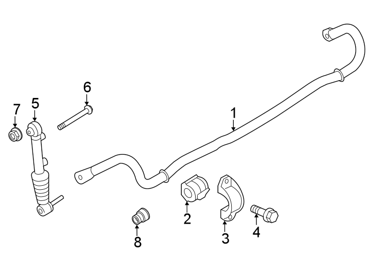 8Rear suspension. Stabilizer bar & components.https://images.simplepart.com/images/parts/motor/fullsize/6939653.png