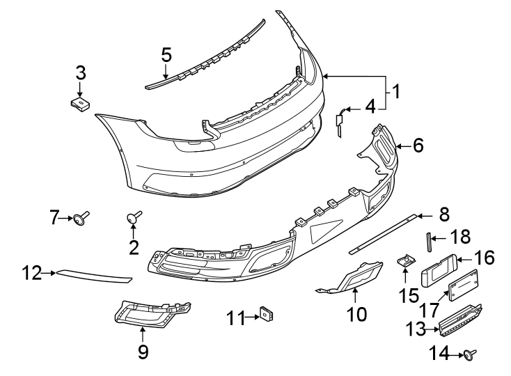 7Rear bumper. Bumper & components.https://images.simplepart.com/images/parts/motor/fullsize/6939880.png