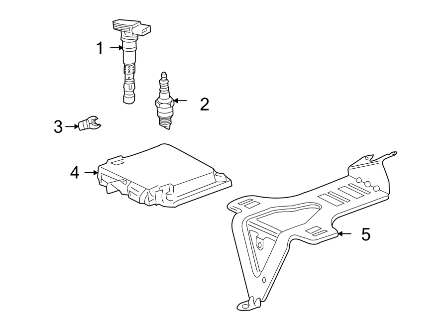 Diagram IGNITION SYSTEM. for your 2003 Porsche Cayenne   