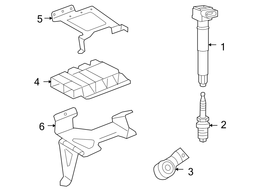 Diagram IGNITION SYSTEM. for your 2010 Porsche Cayenne  S Sport Utility 