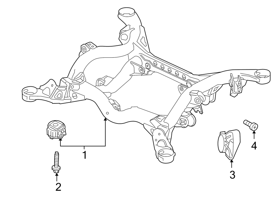 Diagram REAR SUSPENSION. SUSPENSION MOUNTING. for your 2017 Porsche Cayenne  S E-Hybrid Platinum Edition Sport Utility 