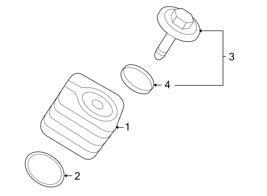 Diagram OIL COOLER. for your 2006 Porsche Cayenne  Turbo Sport Utility 