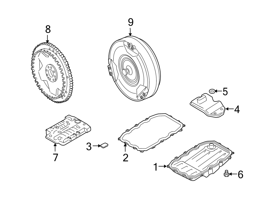 Diagram ENGINE / TRANSAXLE. TRANSAXLE PARTS. for your Porsche