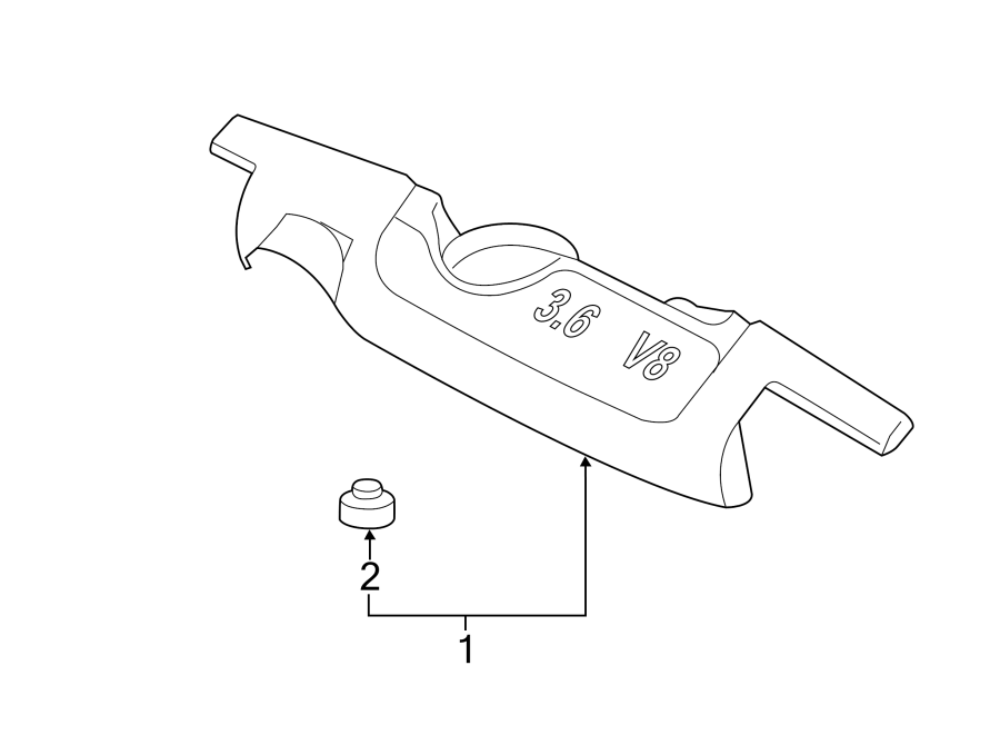 Diagram ENGINE / TRANSAXLE. ENGINE APPEARANCE COVER. for your 2013 Porsche 911   