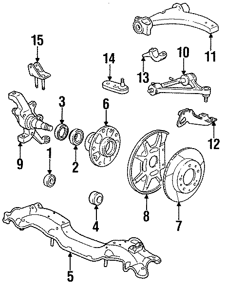 Diagram WHEELS & FRONT SUSPENSION. for your 2020 Porsche Cayenne   