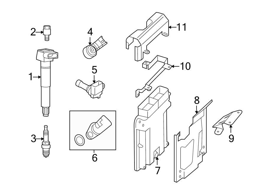 Diagram IGNITION SYSTEM. for your 2014 Porsche Cayenne  Diesel Platinum Edition Sport Utility 