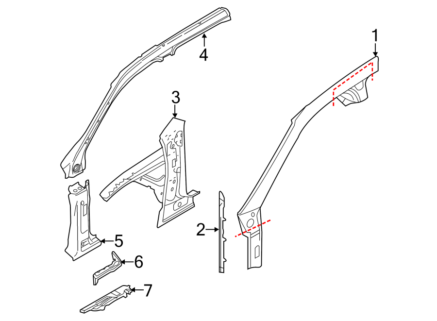 6PILLARS. ROCKER & FLOOR. HINGE PILLAR.https://images.simplepart.com/images/parts/motor/fullsize/6941585.png