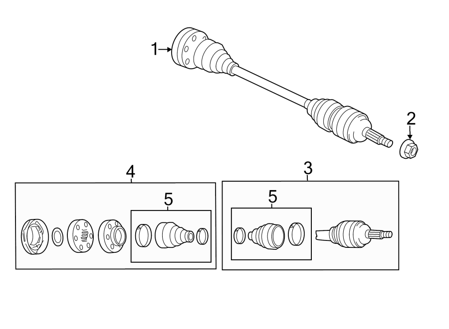 Diagram REAR SUSPENSION. DRIVE AXLES. for your 2016 Porsche Cayenne  Diesel Sport Utility 