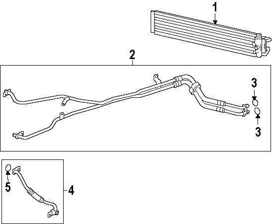 Diagram TRANS OIL COOLER. for your 2006 Porsche Cayenne   