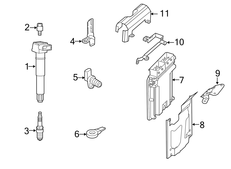 Diagram IGNITION SYSTEM. for your 2014 Porsche Cayenne  Diesel Platinum Edition Sport Utility 