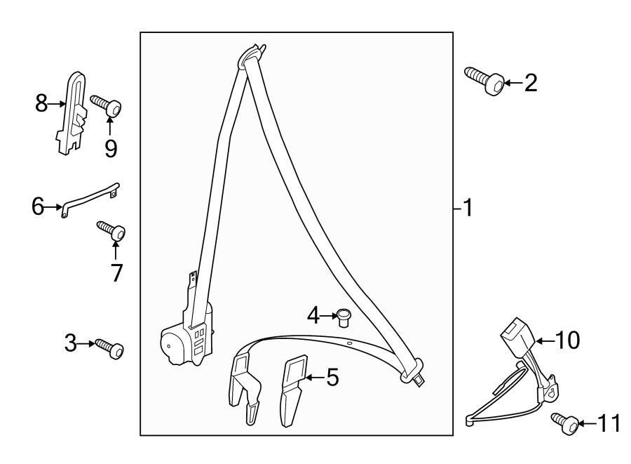 11RESTRAINT SYSTEMS. FRONT SEAT BELTS.https://images.simplepart.com/images/parts/motor/fullsize/6942505.png