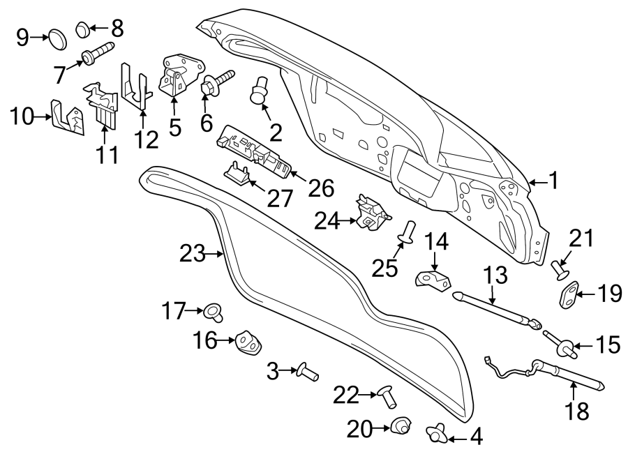 Diagram GATE & HARDWARE. for your Porsche