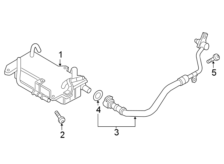 Diagram TRANS oil cooler. for your 2006 Porsche Cayenne   