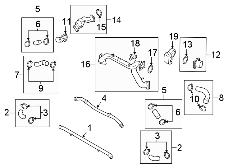 Diagram INTERCOOLER. for your 2014 Porsche Cayenne  Base Sport Utility 