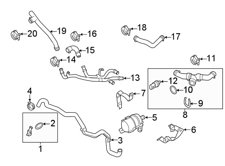 Diagram HOSES & LINES. for your 2023 Porsche Cayenne   