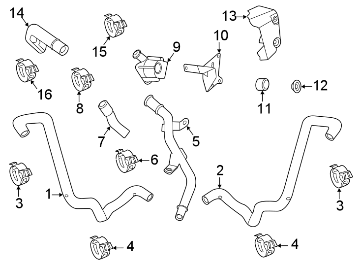 Diagram Hoses & lines. for your 2013 Porsche Cayenne  GTS Sport Utility 