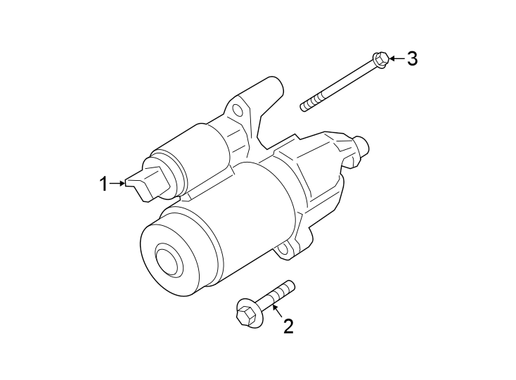 Diagram STARTER. for your Porsche Cayenne  