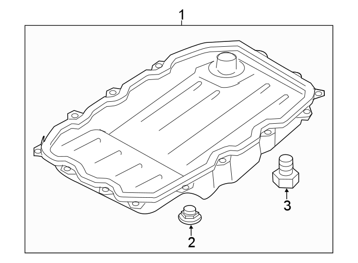 Diagram ENGINE / TRANSAXLE. TRANSAXLE PARTS. for your 2010 Porsche Cayenne   