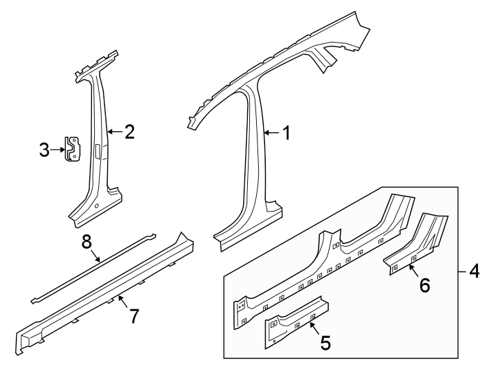 8PILLARS. ROCKER & FLOOR. CENTER PILLAR.https://images.simplepart.com/images/parts/motor/fullsize/6943616.png