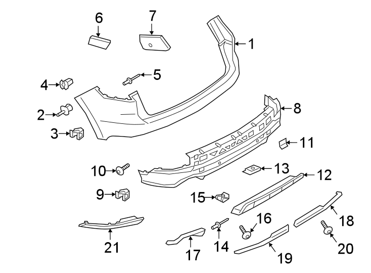 6Rear bumper. Bumper & components.https://images.simplepart.com/images/parts/motor/fullsize/6943860.png