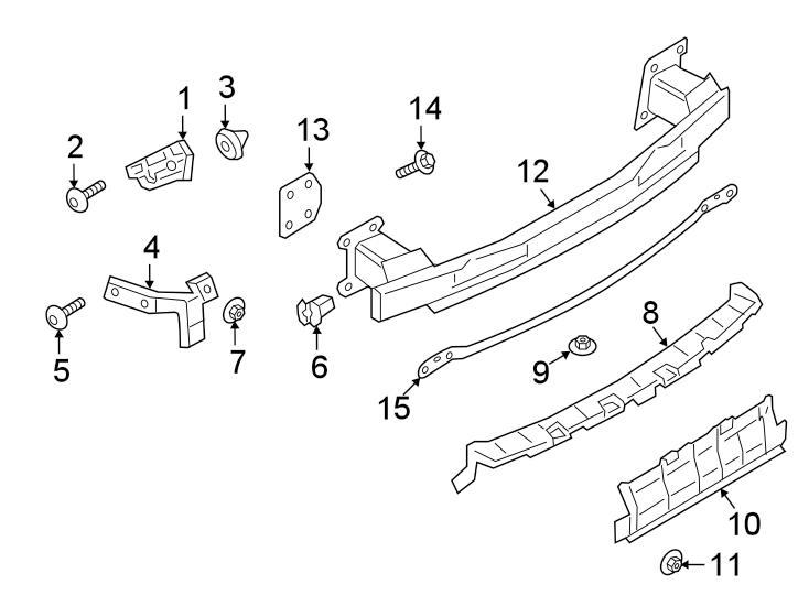 13Rear bumper. Bumper & components.https://images.simplepart.com/images/parts/motor/fullsize/6943905.png